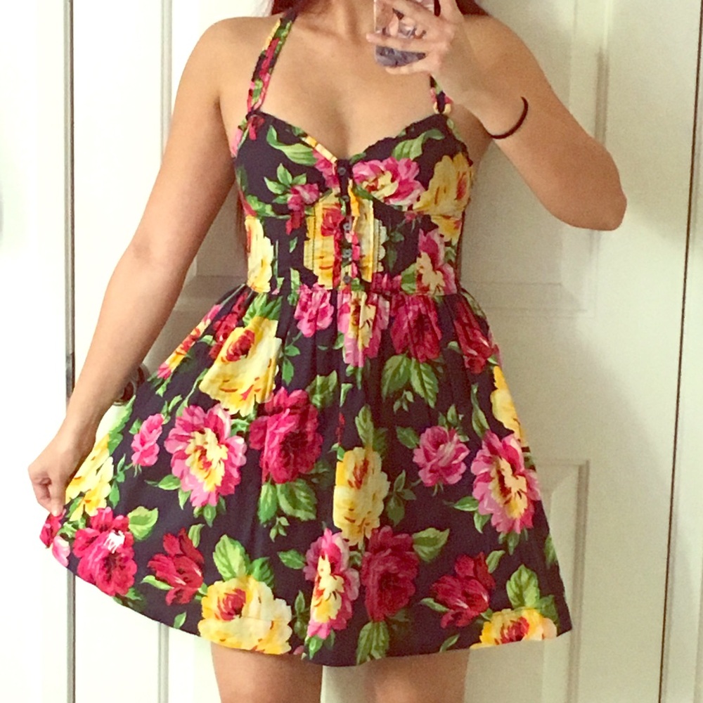 Abercrombie floral sun dress
